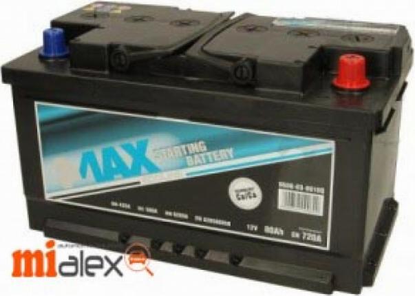 4MAX 0608031004Q - Startera akumulatoru baterija autodraugiem.lv