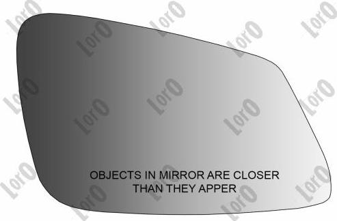 ABAKUS 0401G10 - Spoguļstikls, Ārējais atpakaļskata spogulis autodraugiem.lv
