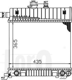 ABAKUS 054-017-0021 - Radiators, Motora dzesēšanas sistēma autodraugiem.lv