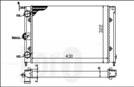 ABAKUS 053-017-0002 - Radiators, Motora dzesēšanas sistēma autodraugiem.lv