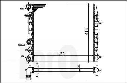 ABAKUS 053-017-0039 - Radiators, Motora dzesēšanas sistēma autodraugiem.lv