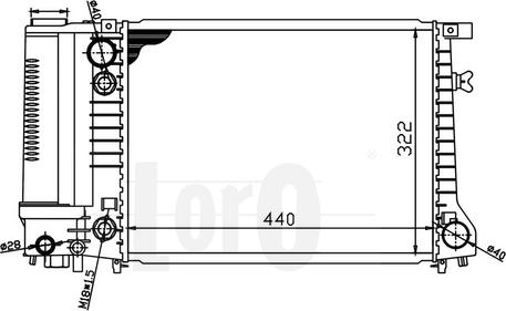 ABAKUS 004-017-0018 - Radiators, Motora dzesēšanas sistēma autodraugiem.lv