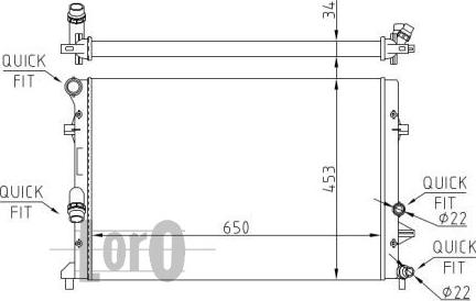 ABAKUS 003-017-0041 - Radiators, Motora dzesēšanas sistēma autodraugiem.lv