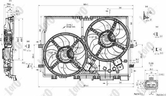 ABAKUS 016-014-0014 - Ventilators, Motora dzesēšanas sistēma autodraugiem.lv