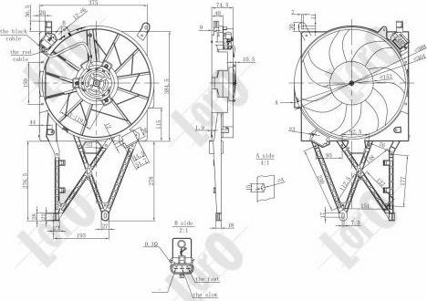 ABAKUS 037-014-0027 - Ventilators, Motora dzesēšanas sistēma autodraugiem.lv