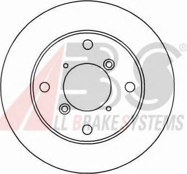 A.B.S. 16012 OE - Bremžu diski autodraugiem.lv