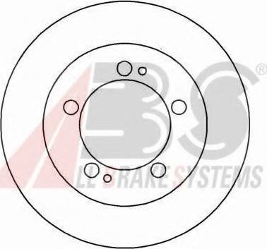 A.B.S. 16207 OE - Bremžu diski autodraugiem.lv