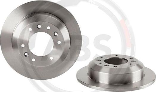 A.B.S. 08.A363.10 - Bremžu diski autodraugiem.lv