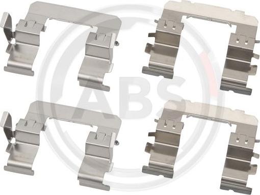 A.B.S. 1891Q - Piederumu komplekts, Disku bremžu uzlikas autodraugiem.lv
