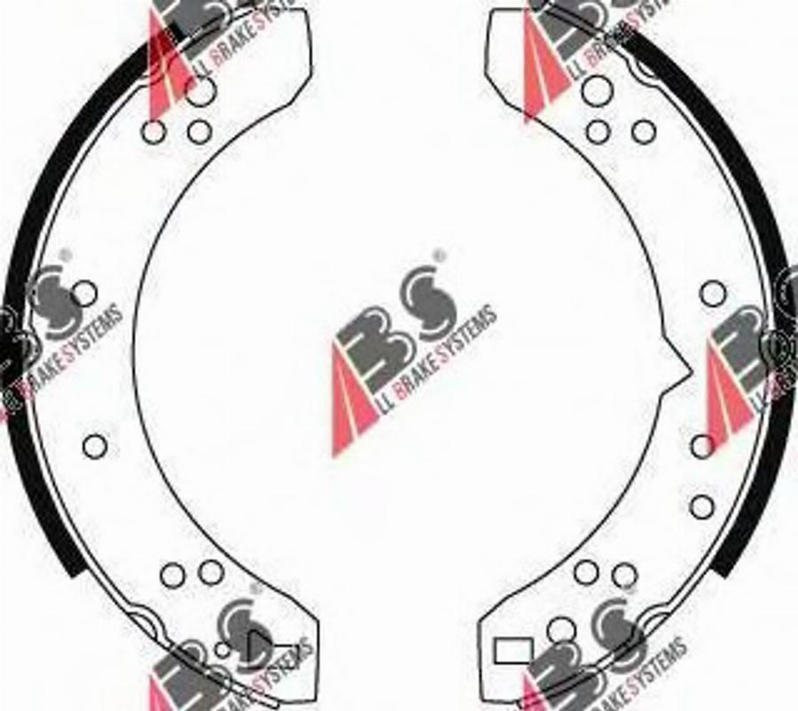 A.B.S. 8726 - Bremžu loku komplekts autodraugiem.lv