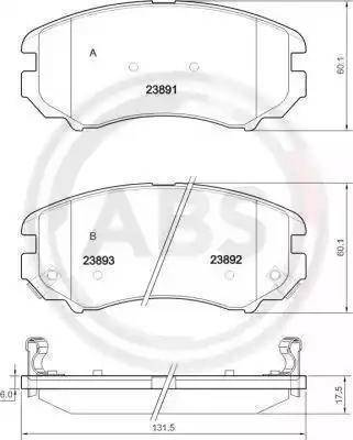 Sangsin Brake SP1155 - Bremžu uzliku kompl., Disku bremzes autodraugiem.lv