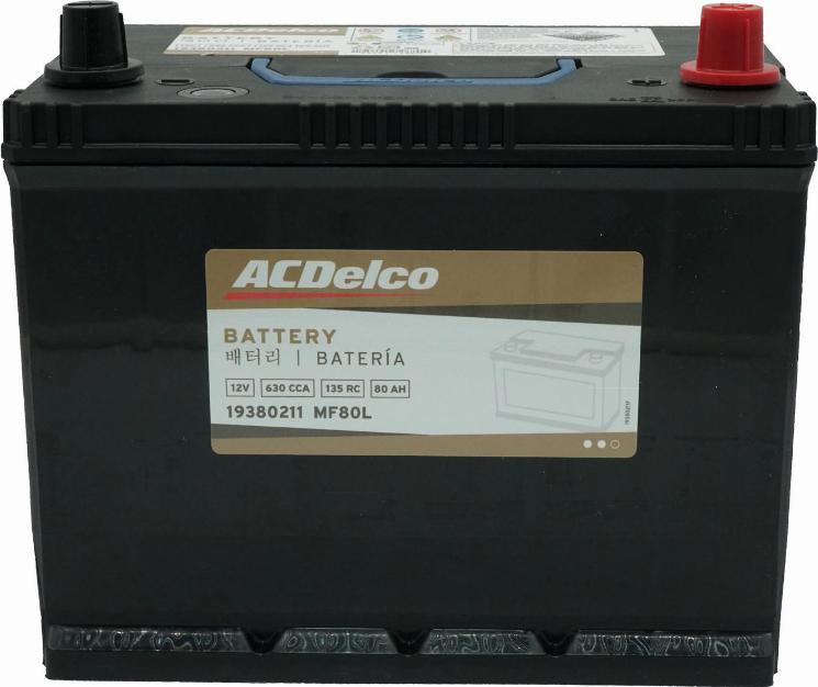 ACDelco 19380211 - Startera akumulatoru baterija autodraugiem.lv