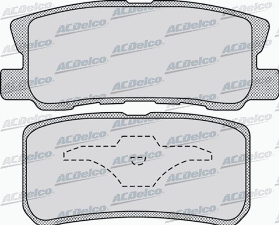 ACDelco AC930583D - Bremžu uzliku kompl., Disku bremzes autodraugiem.lv