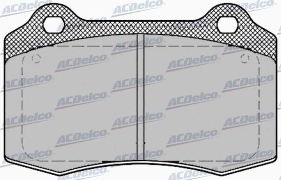 ACDelco AC699181D - Bremžu uzliku kompl., Disku bremzes autodraugiem.lv