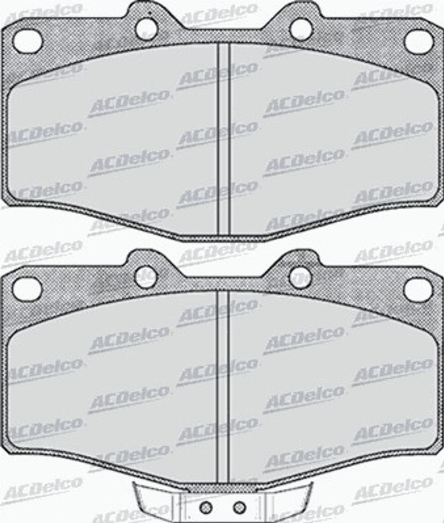 ACDelco AC058538D - Bremžu uzliku kompl., Disku bremzes autodraugiem.lv