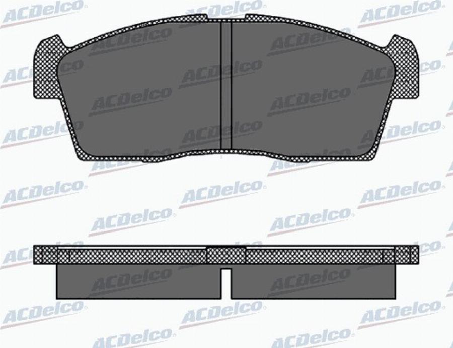 ACDelco AC0581442D - Bremžu uzliku kompl., Disku bremzes autodraugiem.lv