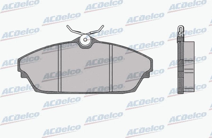 ACDelco AC0581502D - Bremžu uzliku kompl., Disku bremzes autodraugiem.lv