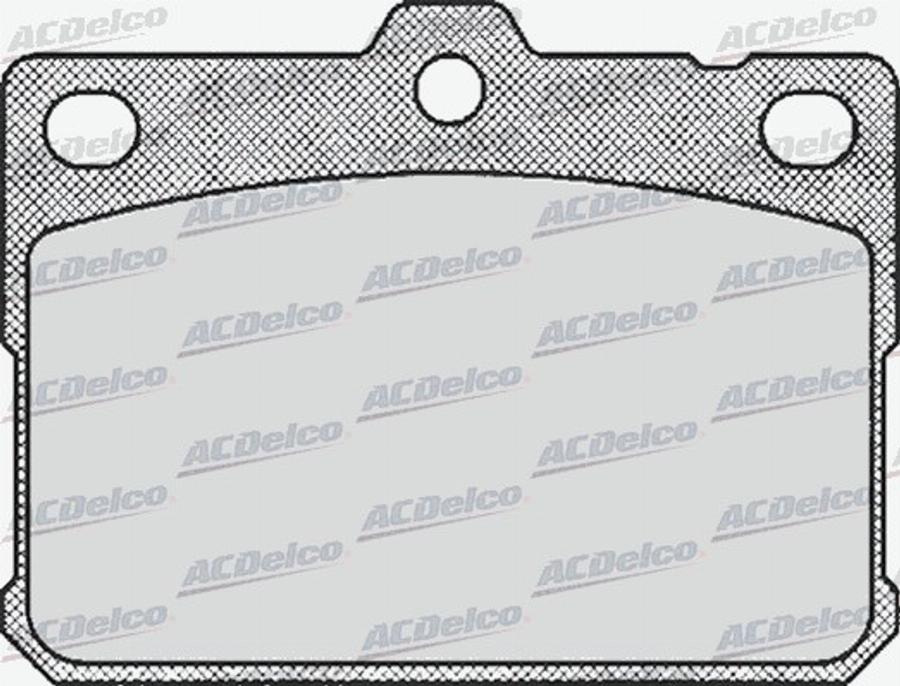 ACDelco AC058169D - Bremžu uzliku kompl., Disku bremzes autodraugiem.lv