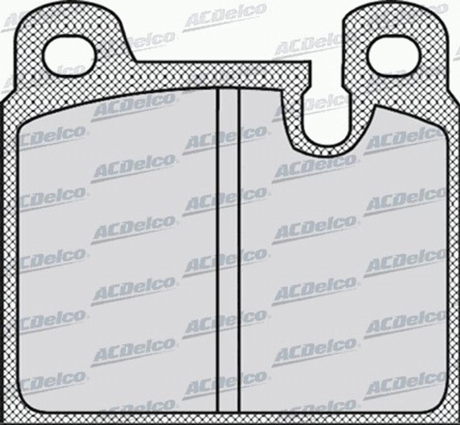 ACDelco AC0581057D - Bremžu uzliku kompl., Disku bremzes autodraugiem.lv