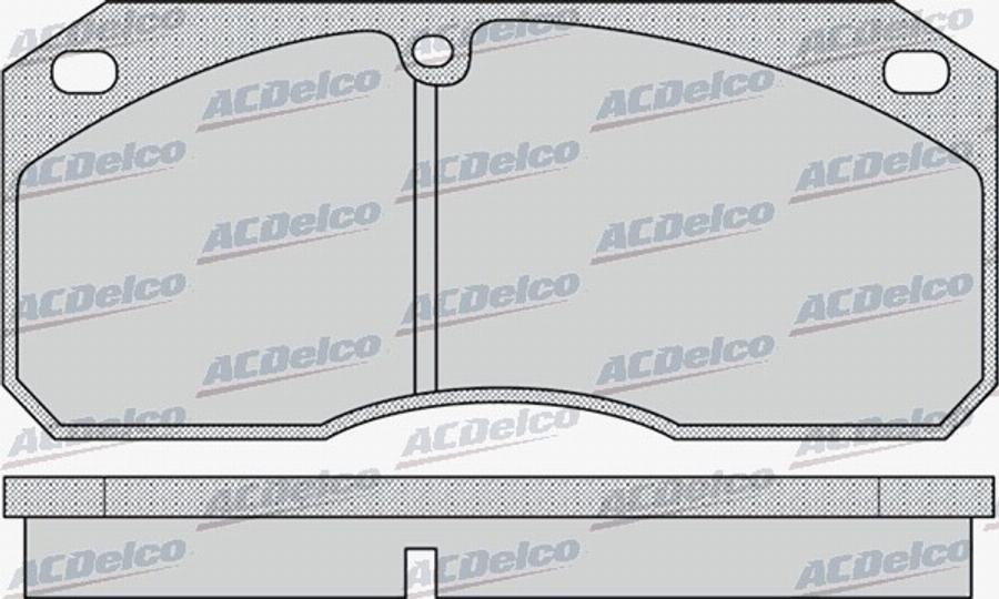 ACDelco AC0581149D - Bremžu uzliku kompl., Disku bremzes autodraugiem.lv