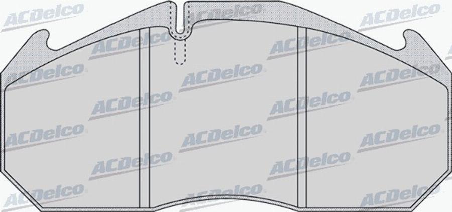 ACDelco AC0581152D - Bremžu uzliku kompl., Disku bremzes autodraugiem.lv