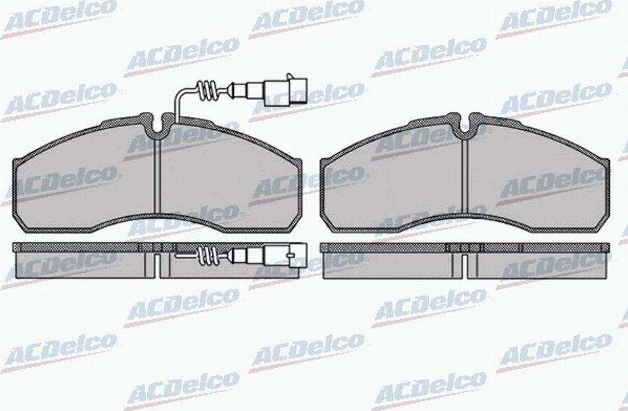 ACDelco AC0581109CD - Bremžu uzliku kompl., Disku bremzes autodraugiem.lv