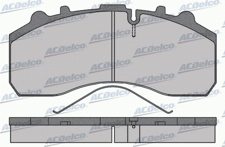 ACDelco AC0581173D - Bremžu uzliku kompl., Disku bremzes autodraugiem.lv