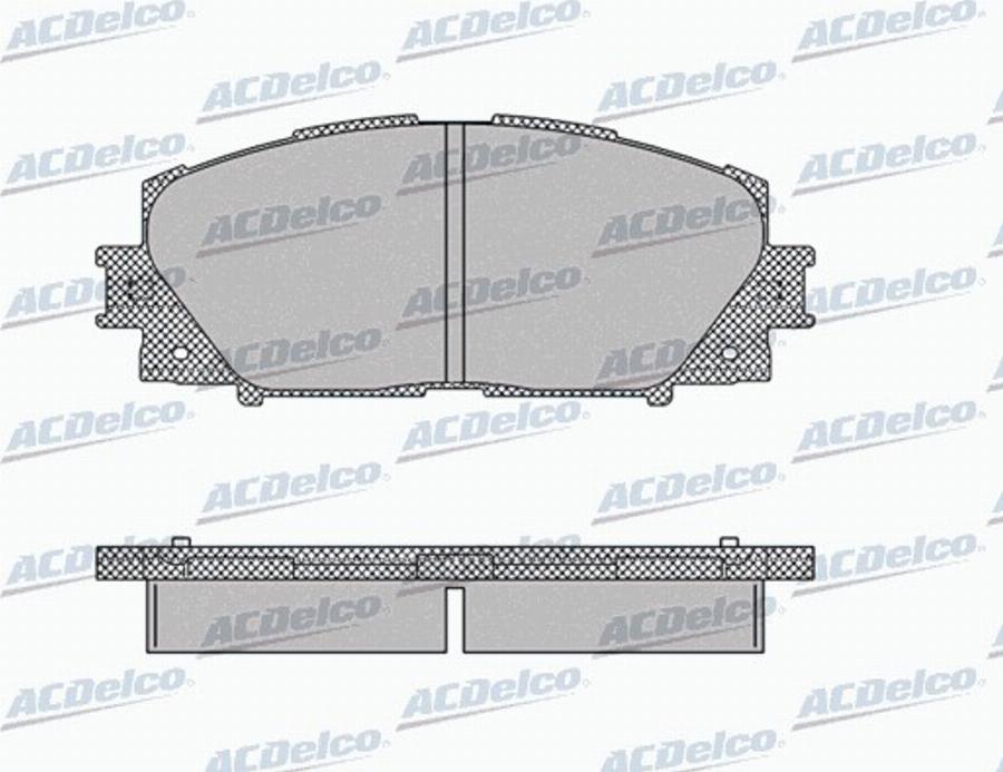 ACDelco AC0581333D - Bremžu uzliku kompl., Disku bremzes autodraugiem.lv