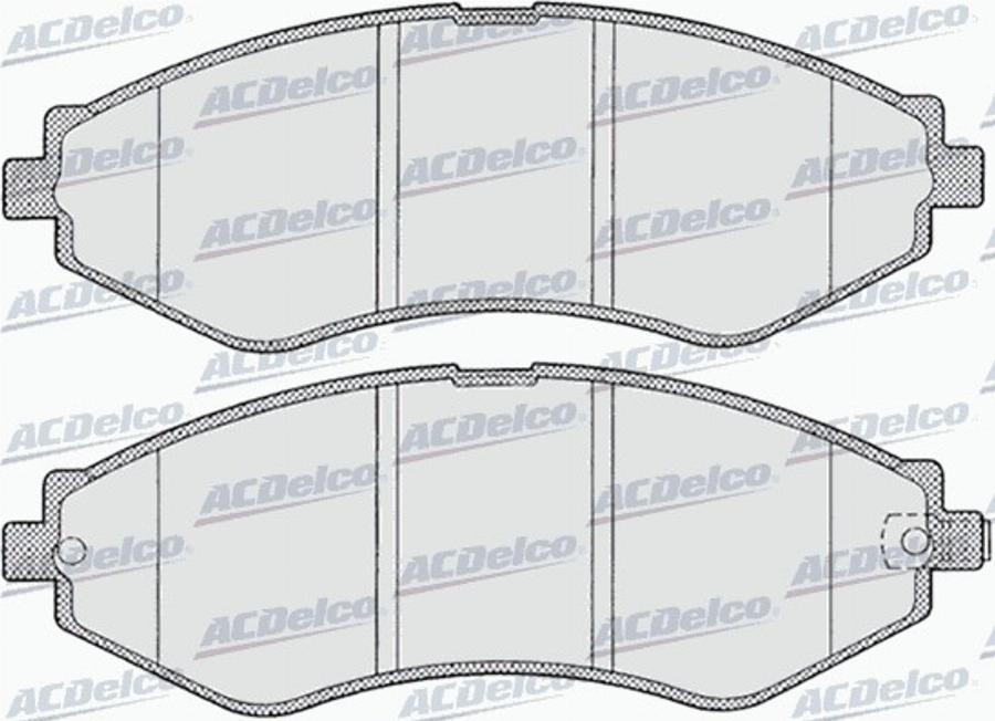 ACDelco AC0581208D - Bremžu uzliku kompl., Disku bremzes autodraugiem.lv