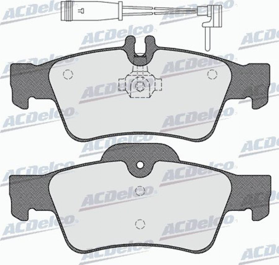 ACDelco AC0581232AD - Bremžu uzliku kompl., Disku bremzes autodraugiem.lv