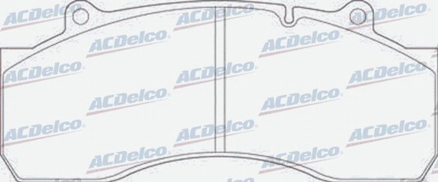 ACDelco AC058824D - Bremžu uzliku kompl., Disku bremzes autodraugiem.lv