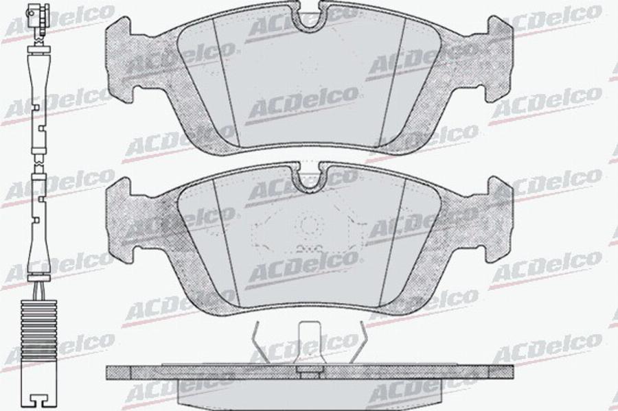 ACDelco AC058331AD - Bremžu uzliku kompl., Disku bremzes autodraugiem.lv