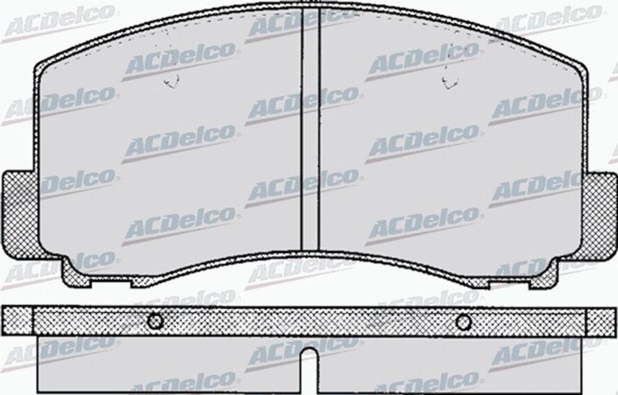 ACDelco AC058263D - Bremžu uzliku kompl., Disku bremzes autodraugiem.lv