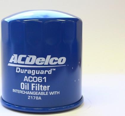 ACDelco AC061 - Eļļas filtrs autodraugiem.lv
