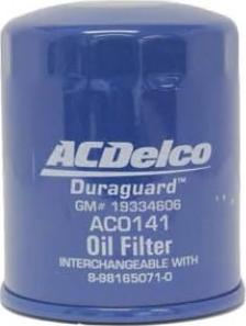 ACDelco AC0141 - Eļļas filtrs autodraugiem.lv