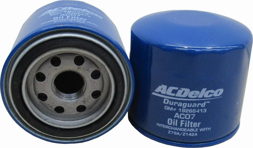 ACDelco AC07 - Eļļas filtrs autodraugiem.lv