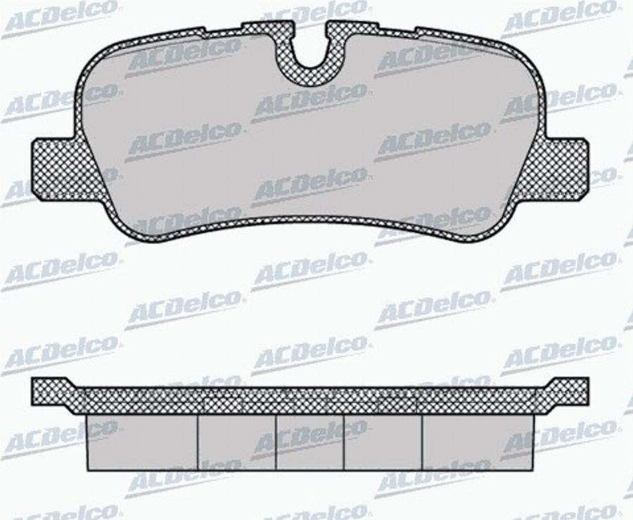 ACDelco AC848481D - Bremžu uzliku kompl., Disku bremzes autodraugiem.lv