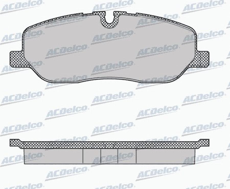 ACDelco AC848381D - Bremžu uzliku kompl., Disku bremzes autodraugiem.lv