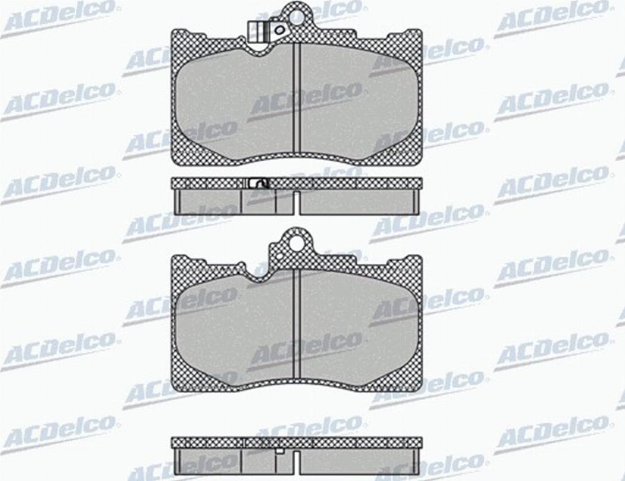 ACDelco AC856881D - Bremžu uzliku kompl., Disku bremzes autodraugiem.lv