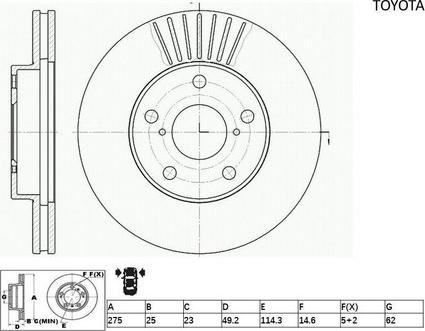 ACDelco ACDR692 - Bremžu diski autodraugiem.lv