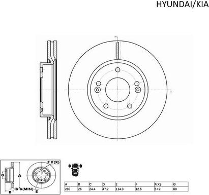 ACDelco ACDR2464 - Bremžu diski autodraugiem.lv