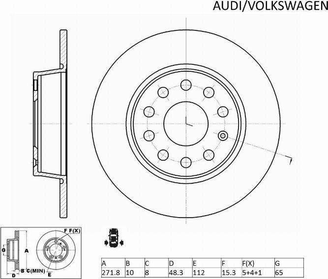 ACDelco ACDR2814 - Bremžu diski autodraugiem.lv