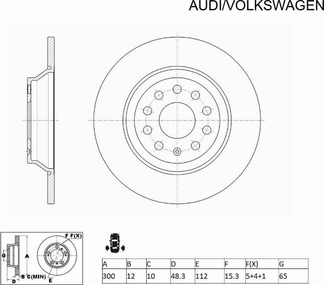 ACDelco ACDR2837 - Bremžu diski autodraugiem.lv