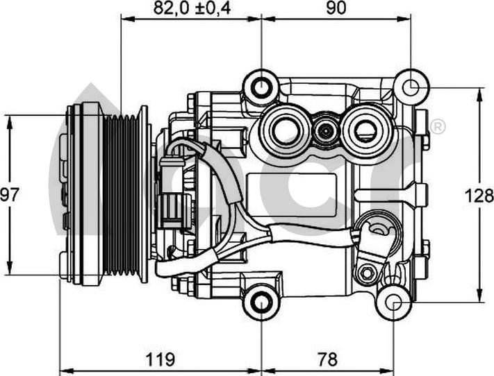 ACR 135101G - Kompresors, Gaisa kond. sistēma autodraugiem.lv