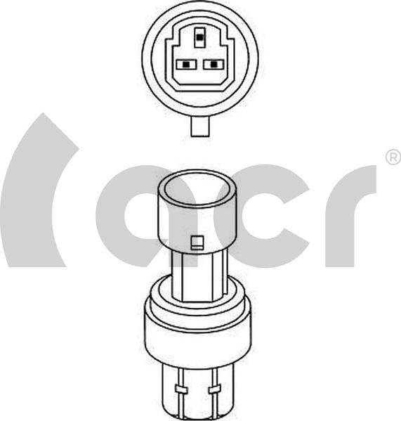 ACR 123146 - Spiediena slēdzis, Gaisa kondicionēšanas sistēma autodraugiem.lv