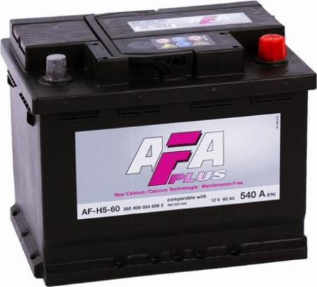 AFA 5604080546062 - Startera akumulatoru baterija autodraugiem.lv