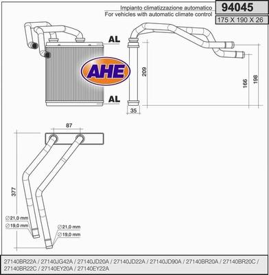 AHE 94045 - Siltummainis, Salona apsilde autodraugiem.lv