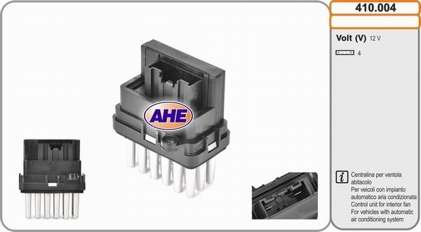 AHE 410.004 - Vadības bloks, Elektroventilators (Motora dzesēšana) autodraugiem.lv
