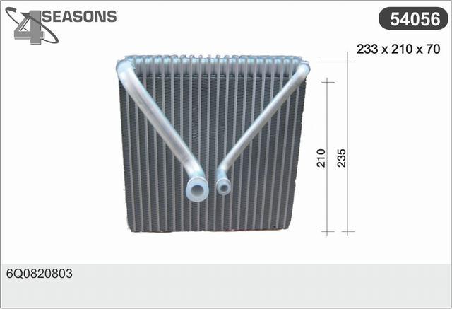 AHE 54056 - Iztvaikotājs, Gaisa kondicionēšanas sistēma autodraugiem.lv