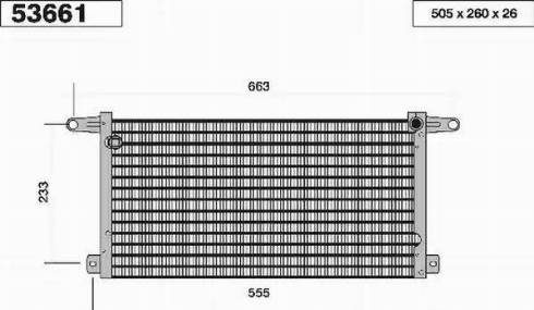 AHE 53661 - Kondensators, Gaisa kond. sistēma autodraugiem.lv